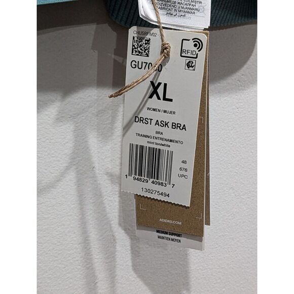 New! adidas DRST Ask Medium Impact Training Sports Bra - Picture 12 of 12